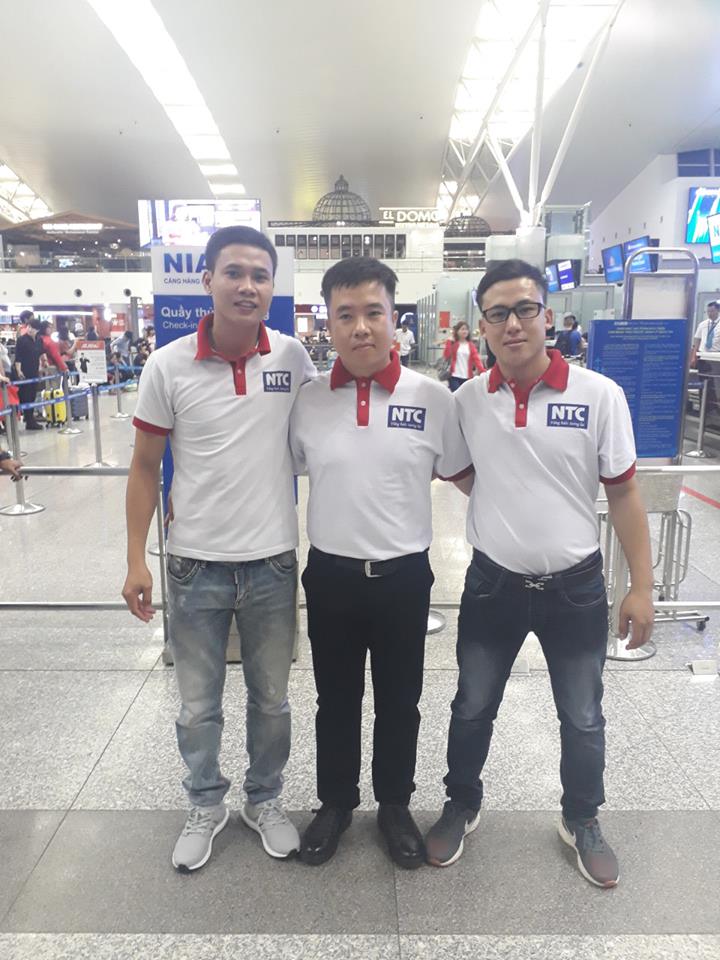 3 kỹ sư NTC Toàn Cầu: Vũ Hồng Duy, Đỗ Văn Tiến, Phạm Tuấn Anh